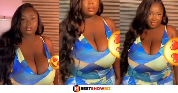 Maame Serwaa Serves Fans With Her Huge Melons In New Video