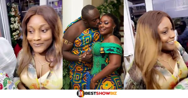 New Video Of Adinkra Pie's Wife, Anita Boakye Caught Without Makeup As She Hides From The Camera