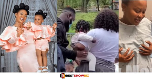 New Video Of Mcbrown and Baby Maxin in Canada Drops Amid Her second baby Rumors