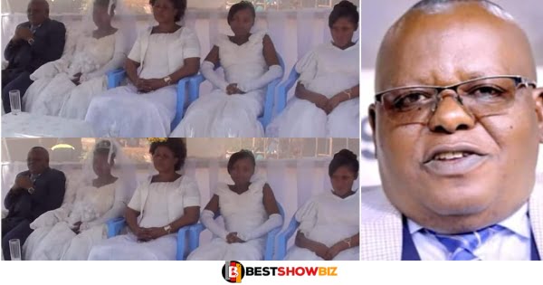 Pastor Marries 4 Women in Beautiful Wedding at the same time, Says "Jacob Had 4 Wives" (Video)