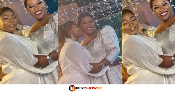 Reactions as Florence Obinim kisses Obofour's Wife, Ciara In New Video