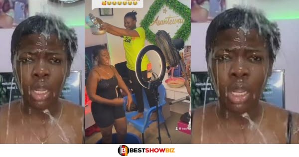 Tik Tok Star Asantewaa Shows How She Makes Videos With Black Sherif's Raindrop Video