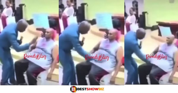 Video of A Pastor Praying For A Man To Get A Flat Tummy Causes Massive Stir