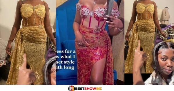 What I Ordered Vs What I Got - Woman In Tears After Ordering A Corset-style Gown