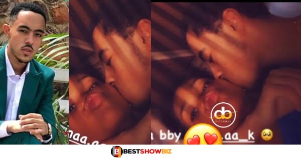 Afia Schwarzenegger's son shares bedroom video with a lady to prove he is not gay (watch)