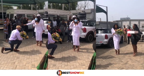 Berla Mundi pranked with a car and marriage proposal on April F0ols day (watch video)