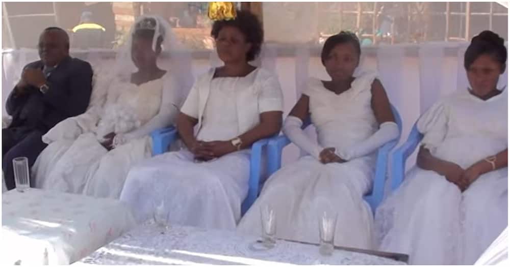 Pastor Marries 4 Women in Beautiful Wedding at the same time, Says "Jacob Had 4 Wives" (Video)