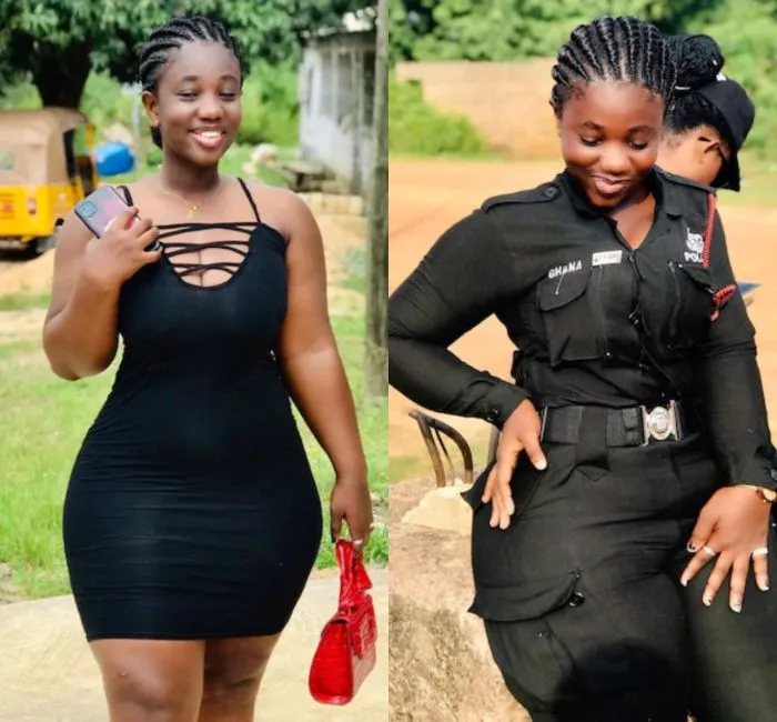 See Adorable Photos of Ama Serwaa, Ghana's most beautiful Police officer