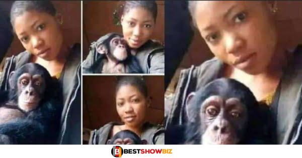"My monkey satisfies me better in bed than any man I have been with"- Lady reveals