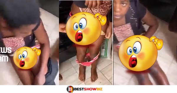 House Maid Caught wearing 17 pant!es she stole from her madam (video)