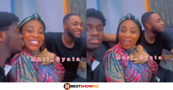 Moesha spotted asking young man to marry her (video)