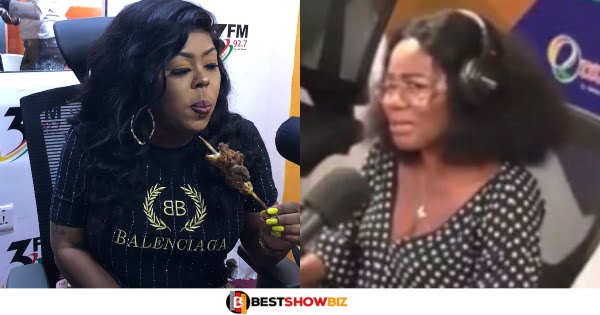 Watch the moment Mzbel Embrassed Afia Schwarzenegger when they met on live Radio