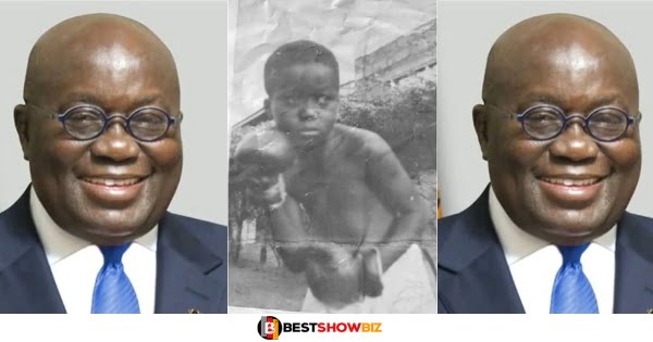 An old photo of Nana Addo in a boxing ring causes stir online