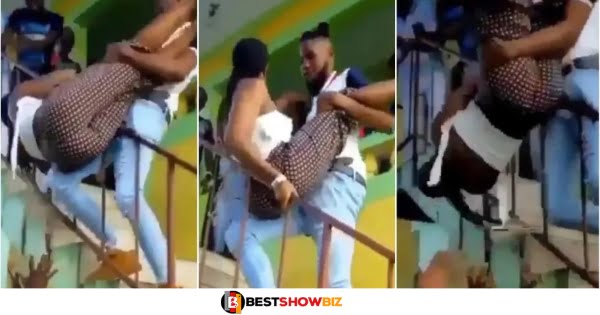 See what this guy did to a slay queen all in the name of dancing (video)