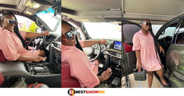 "Rich girls don't talk, they show action"- Tracey Boakye reveals showing her new car