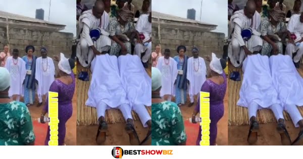 Twin brothers marry the same lady after falling in love with her (video)