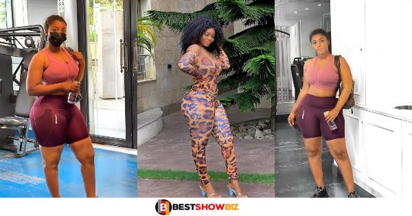 Yaw Dabo's girlfriend Vivian Okyere stuns social media with hot photos. (see pictures)