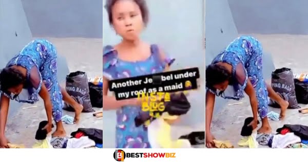 Woman sacks her housemaid for using Juju in the house (video)