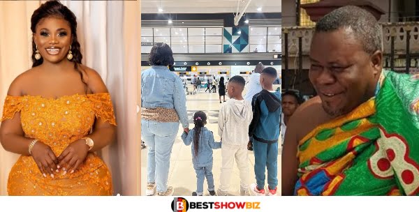 Akua GMB Shares Rare Photos Of Her 3 Children With Dr Kwaku For The First Time
