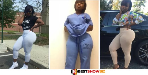 Beautiful Nurse With Big 'Kaka' Shares Work Vs Slaying Photos