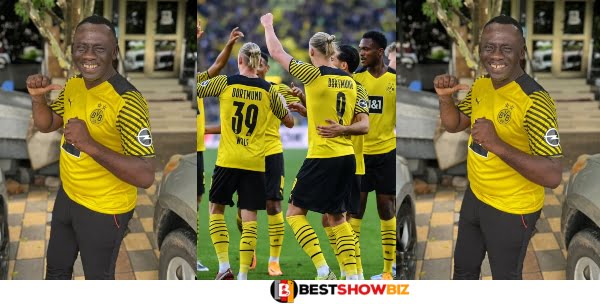 German Football club Borussia Dortmund celebrates Akrobeto on their official Twitter page
