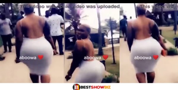 Ghanaian Slay Qveen With Big 'Bot0x' Causes Traffic In Town (Video)