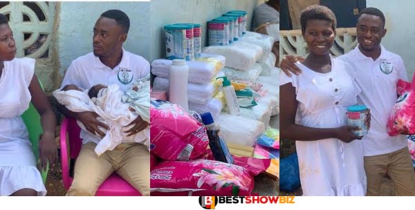 Ghanaian Teenager Who Had Triplets With Her Teenage Boyfriend Receives Gifts From Benevolent NGO