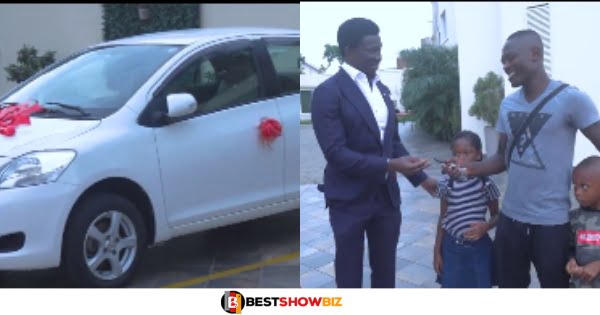 Millionaire Jacob Freedom caesar gifts a father of 3 a brand new car (watch video)