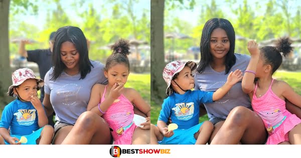 See beautiful images of Kafui Danku enjoying time with her kids in Canada (photos)