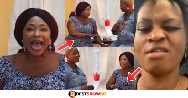 Kyeiwaa fights with Ayisha Modi on live TV for leaking to Ghanaians that she sells Banku in America (video)