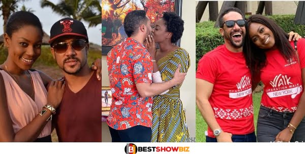 New Photos of Yvonne Nelson and Majid Michel kissing deeply stirs online