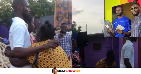"My wife convinced me to return the money"- Celebrity Taxi Driver who returned 8400 cedis to trader speaks (video)