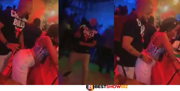 (Video) Married Man Run from Camera After He Was Recorded Grinding Slay Queen in a club