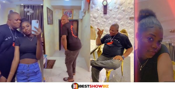 (Video) Slay queen shows off her Sugar Daddy as he tw3rks for her