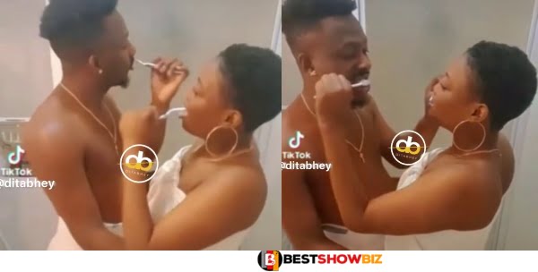 Video of New Couple Enjoying in The Bathroom Surfaces