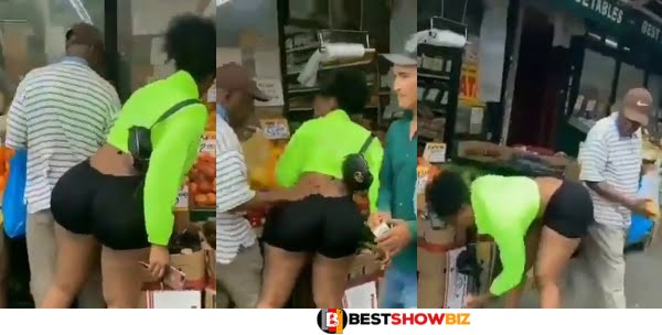 Video of a 'big nyᾶsh' slay queen harassing an old man stirs online