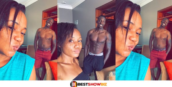 Where are the 6-packs - Reactions as Lady Shares Photos Of Her Husband Before and After Marriage