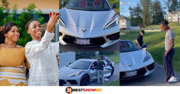 MP Adwoa Safo buys GH500,000 car for her son as a birthday gift (video)