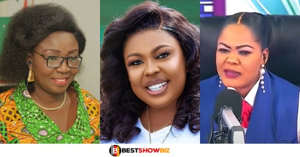 Afia Schwarzenegger insults Mama Efe and Antie Naa for disgracing Kumasi people on radio with their program.