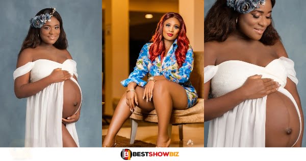 Actress Christabel Ekeh is pregnant, see her baby bump photos