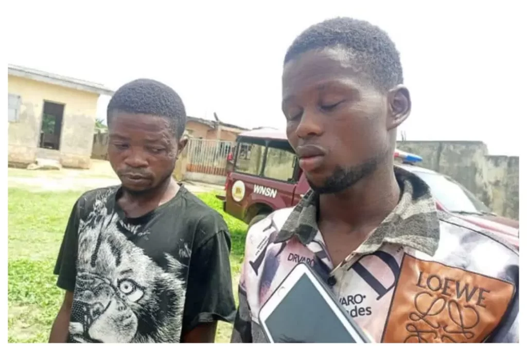 Two cultists arrested for rap!ng a 17 years old girl in her menses.