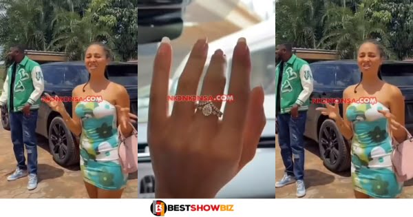 Video of sister Derby flaunting her engagement ring causes confusion online (watch)