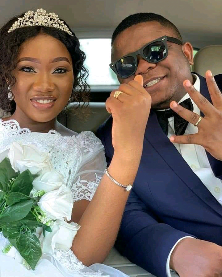 Photos Of Ghanaian Actor Enoch Darko With His Supposedly Newly Wedded Wife Surfaces Online
