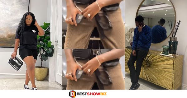 Son Of Actress Jackie Appiah Flaunts His Wealth On Social Media (video)