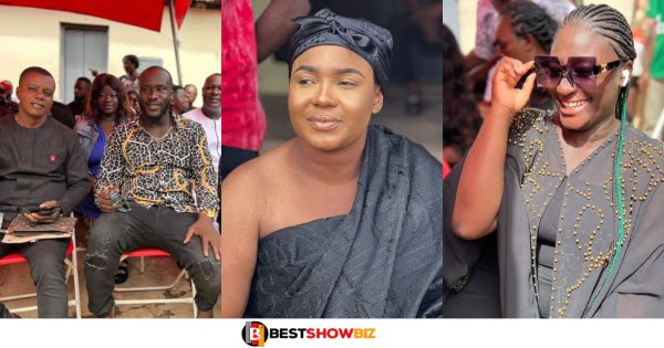 Ras Nene and other Kumawood stars storm Dormaa as Actress Louisa Adinkra was being enstooled as a queen (photos + videos)