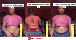 See what this lady did after her father caught her doing this video (watch)