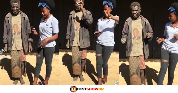 Pretty Lady proudly shows her mentally challenged father to her followers on social media (video)