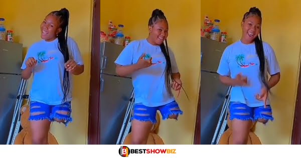 Lady with one leg causes stir as she dances in a TikTok video (watch)