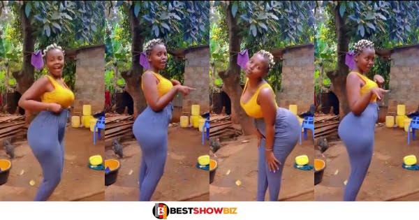 Slay queen causes confusion with her banging body on social media (watch video)