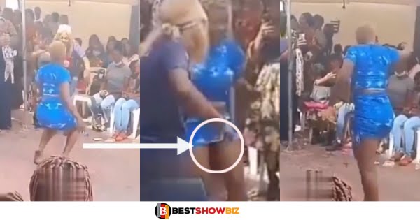 Slay queen dances in public and amazes people with her sick moves (watch video)